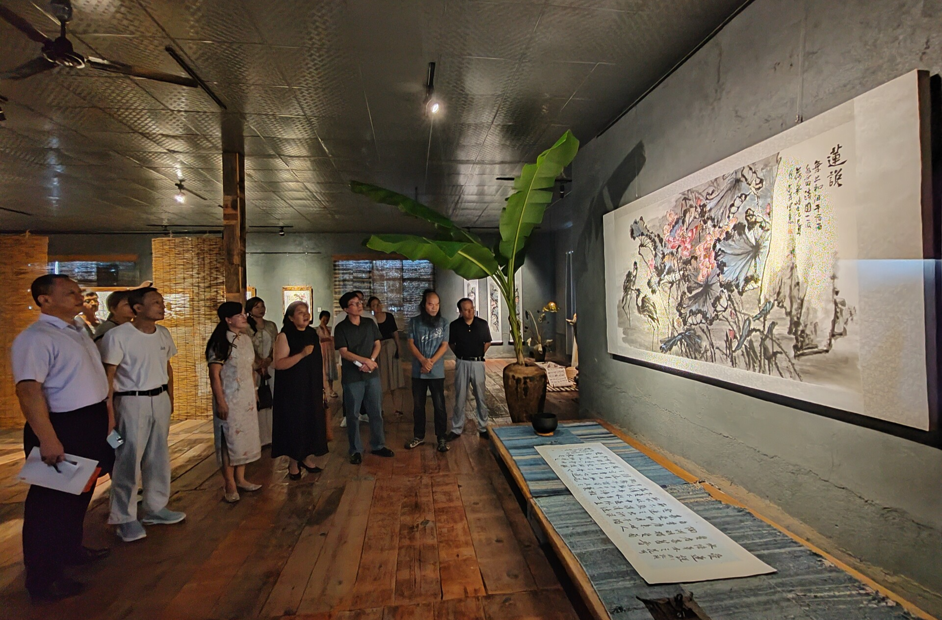 《芳荷—陳家芳主題書畫展》在永州零陵開幕