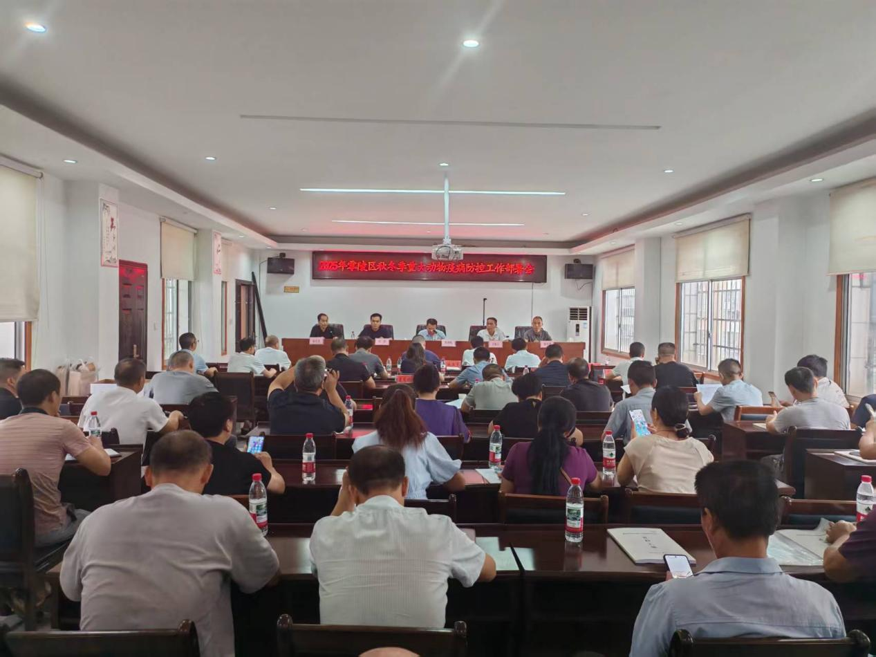 零陵区召开2025年秋冬季重大动物疫病防控工作会议