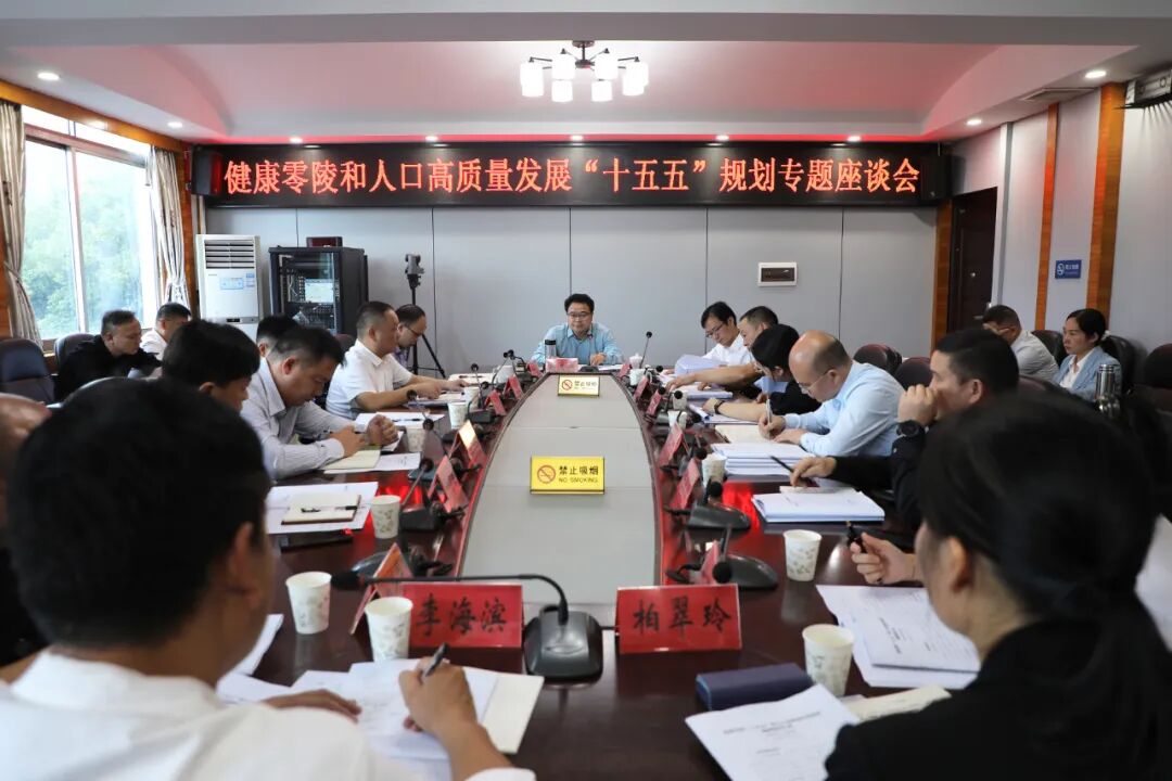 健康零陵和人口高质量发展“十五五”规划专题座谈会召开