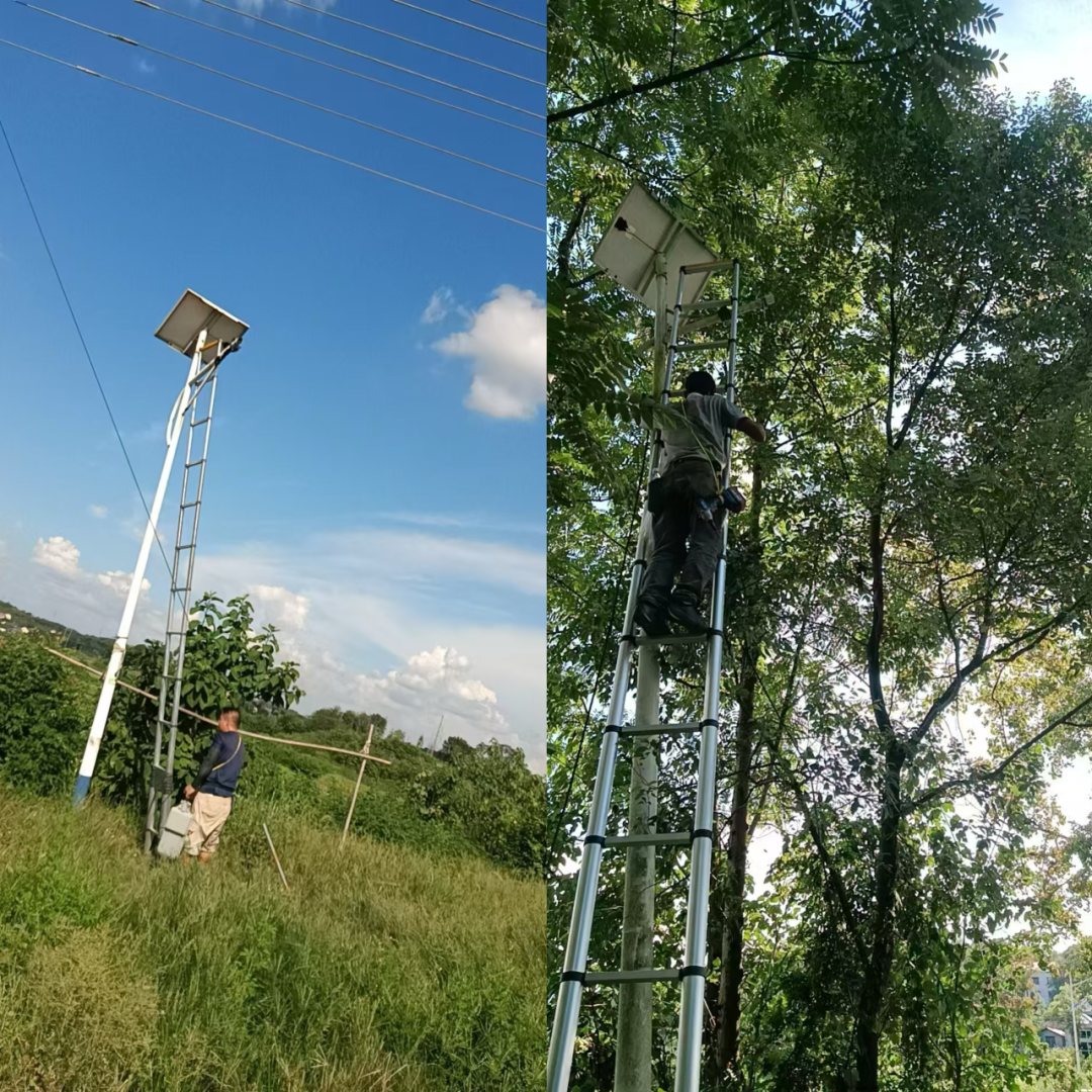 零陵“万企兴万村”公益行动点亮美丽乡村