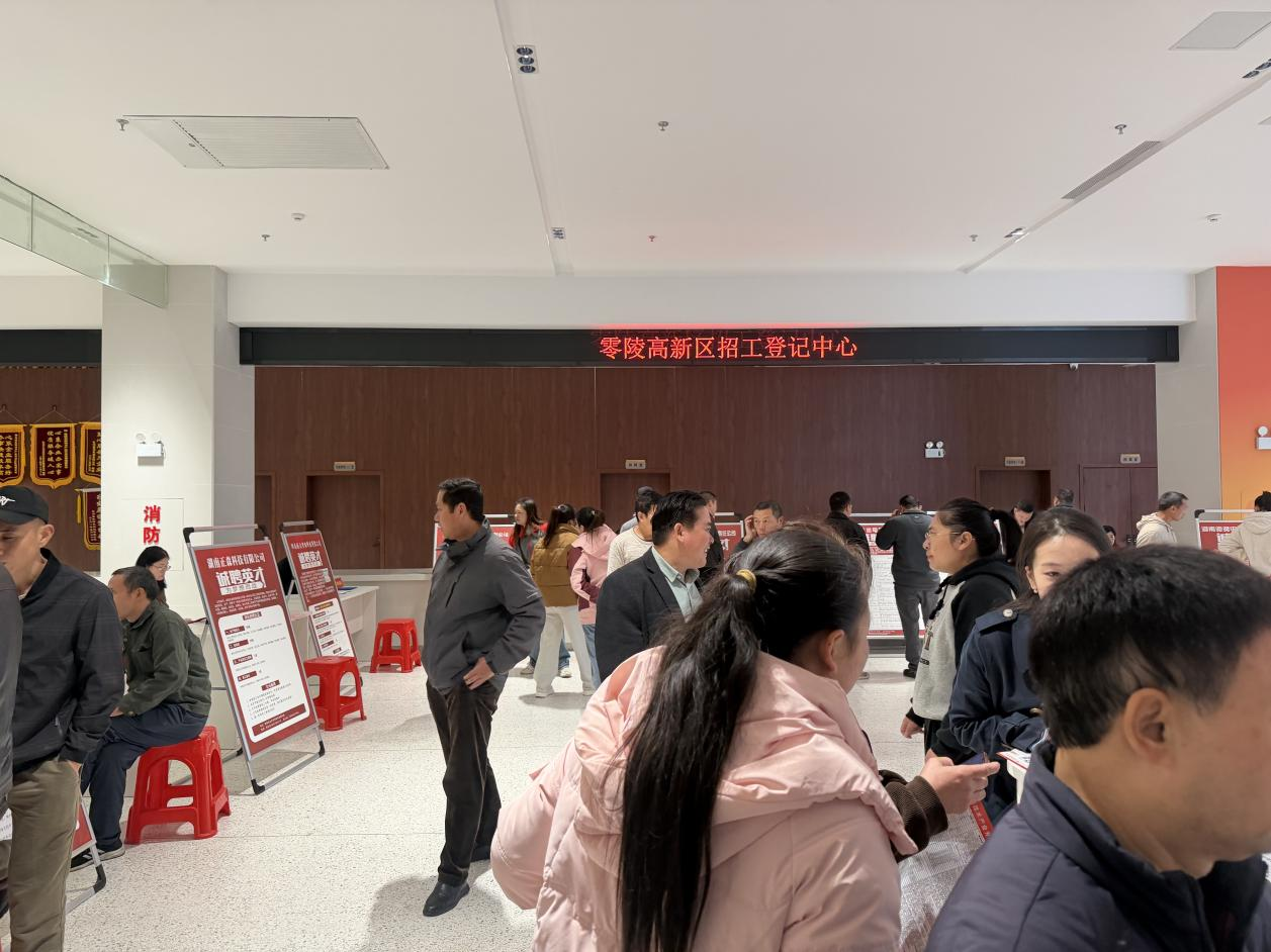 零陵：政企联动促就业 “乐业小站”暖人心