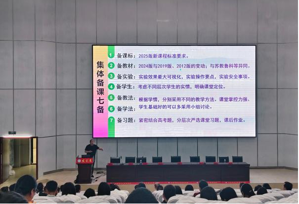 永州一中专家团队赴朝阳学校开展集体备课帮扶指导